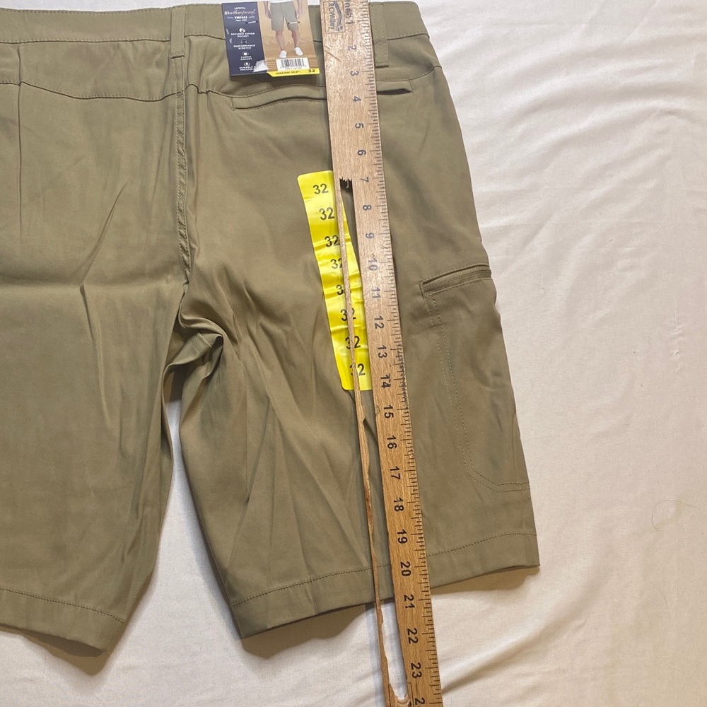 Original Weatherproof Vibtage Men's Cargo Shorts‎ in Khaki - Picture 8 of 9